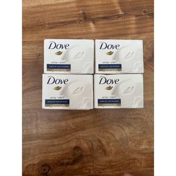 Dove White Beauty Bar Soap Moisturizing 3.75oz- Lot of 4- New in Box, Sealed - Picture 2 of 5